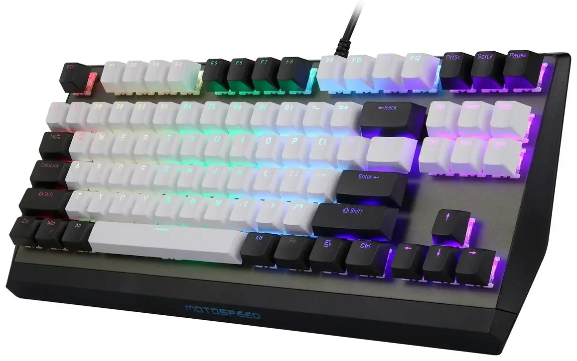 Клавиатура Motospeed CK73 (Black/White) - 2