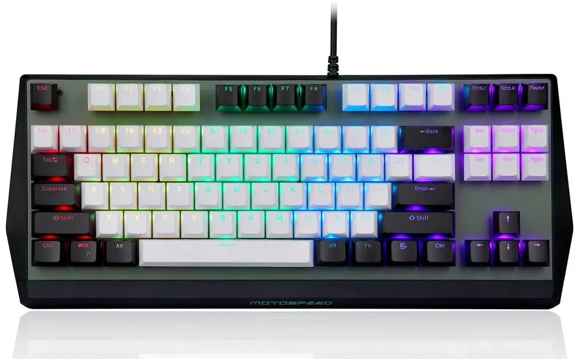 Клавиатура Motospeed CK73 (Black/White)