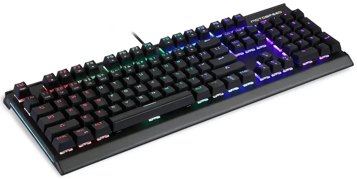 Tastatura Motospeed CK76 Blue Switch (Black)