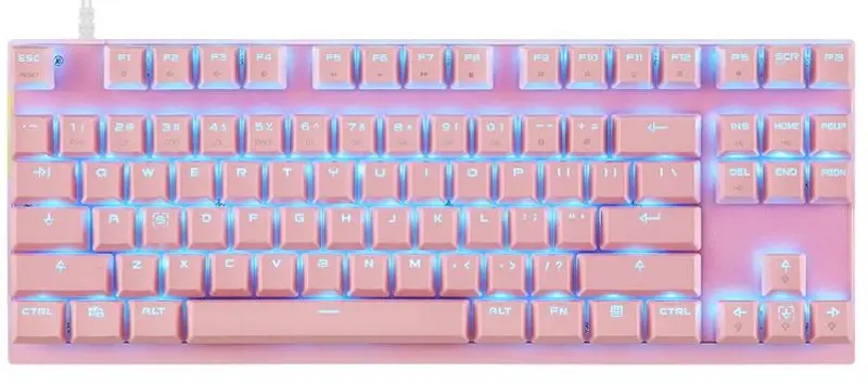 Клавиатура Motospeed K82 (Pink/White)
