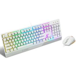 Комплект клавиатура + мышь MSI Vigor GK30 Combo (White) Thumb