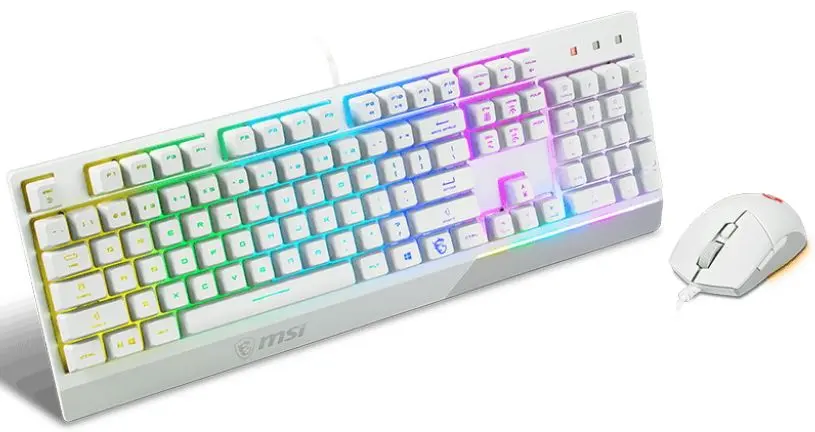 Комплект клавиатура + мышь MSI Vigor GK30 Combo (White) - 4