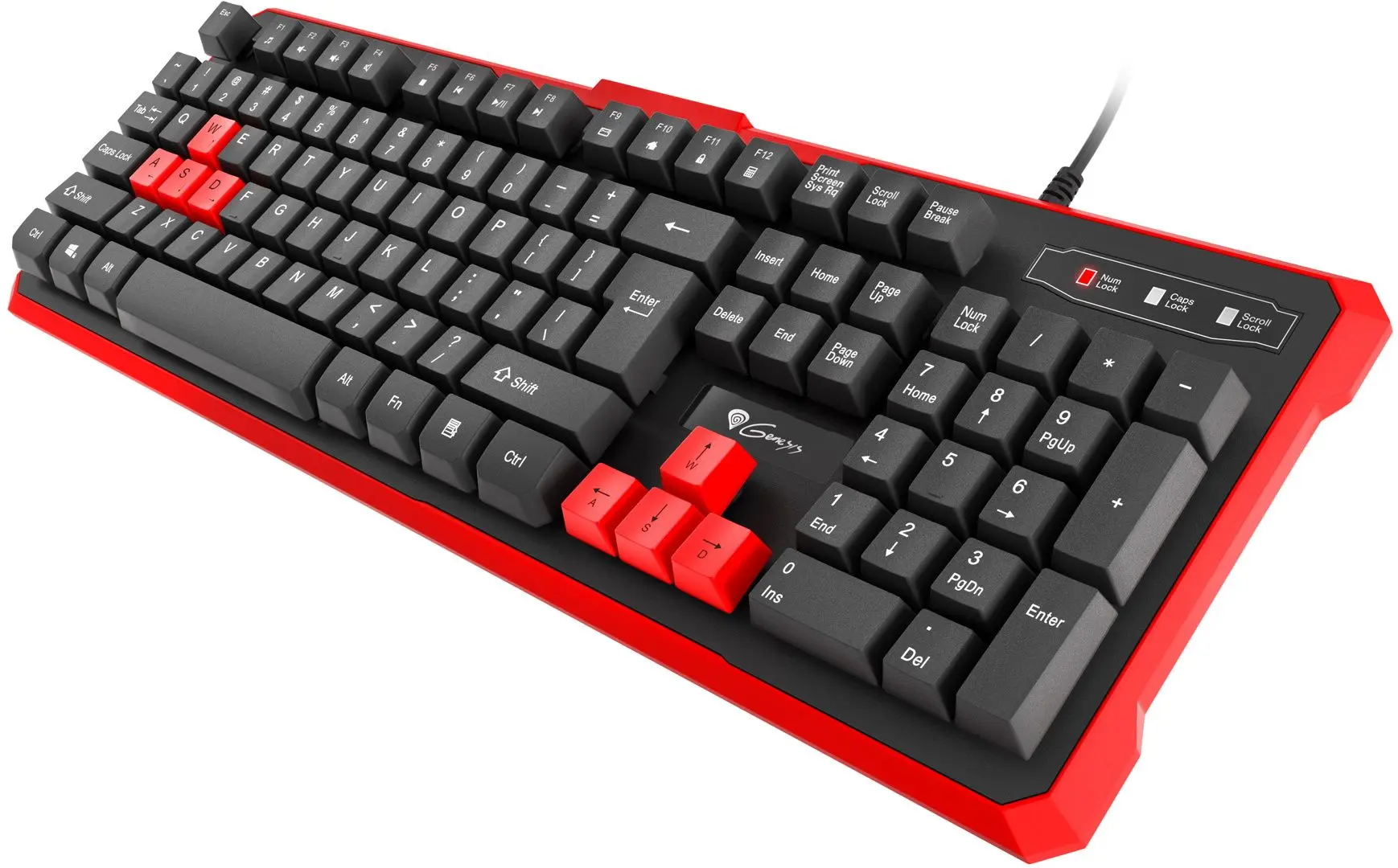 Клавиатура Natec Genesis Rhod 110 NKG-0939 (Black/Red) - 2