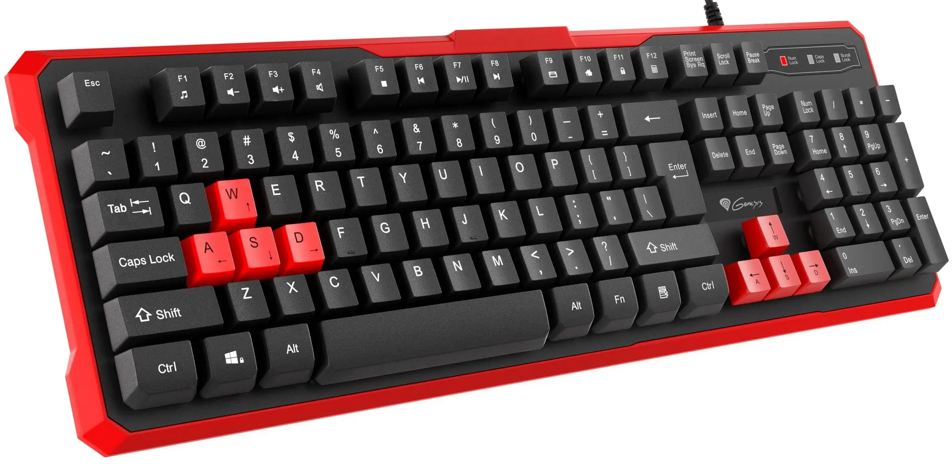 Клавиатура Natec Genesis Rhod 110 NKG-0939 (Black/Red) - 3