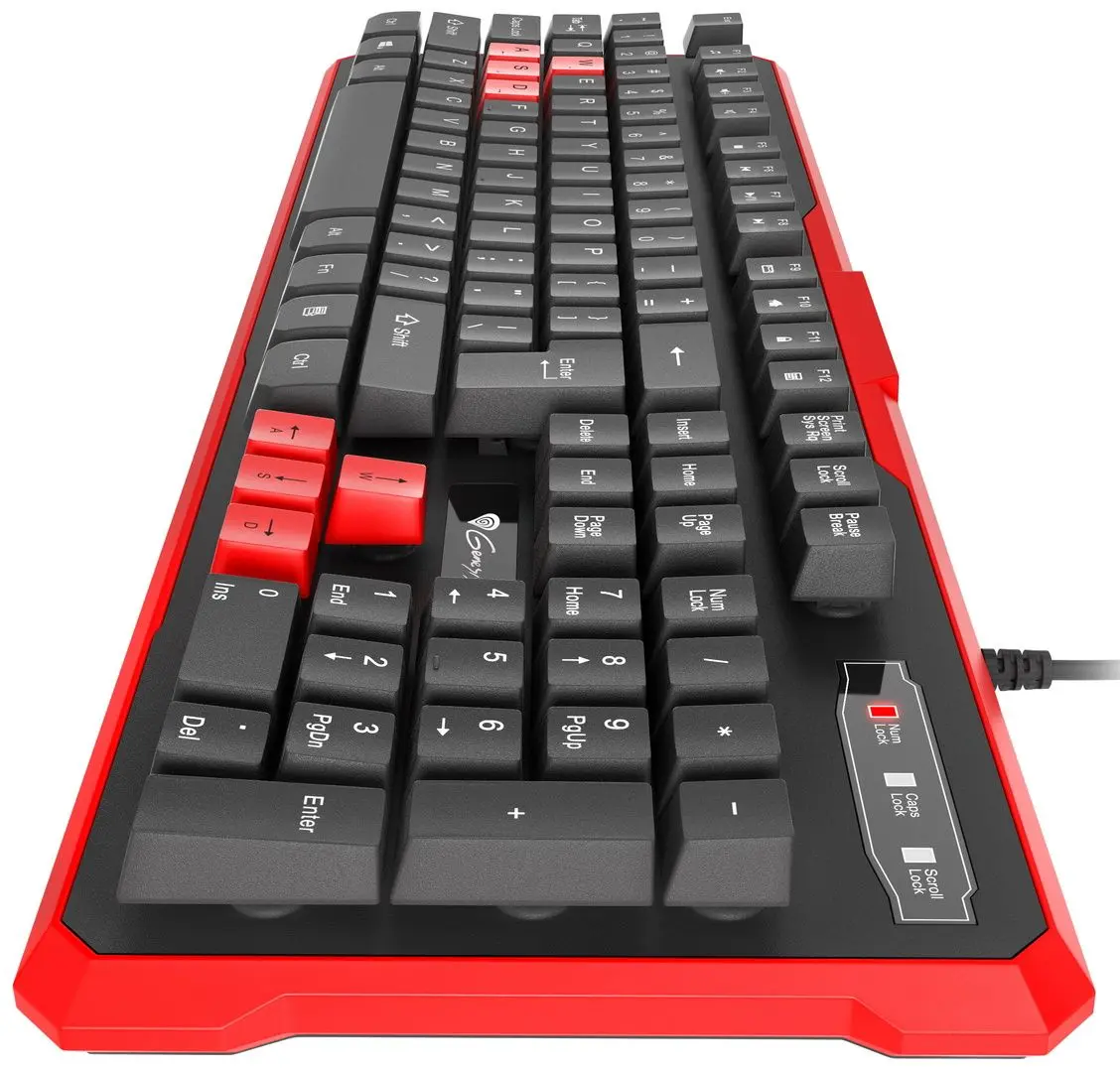 Клавиатура Natec Genesis Rhod 110 NKG-0939 (Black/Red) - 4