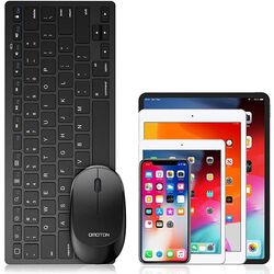 Беспроводной комплект клавиатура + мышь Omoton KB066 + BM002 (Black) Thumb