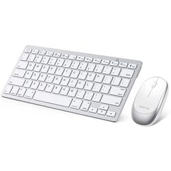Set tastatura + mouse fara fir Omoton KB066 + BM002 (Silver) Thumb