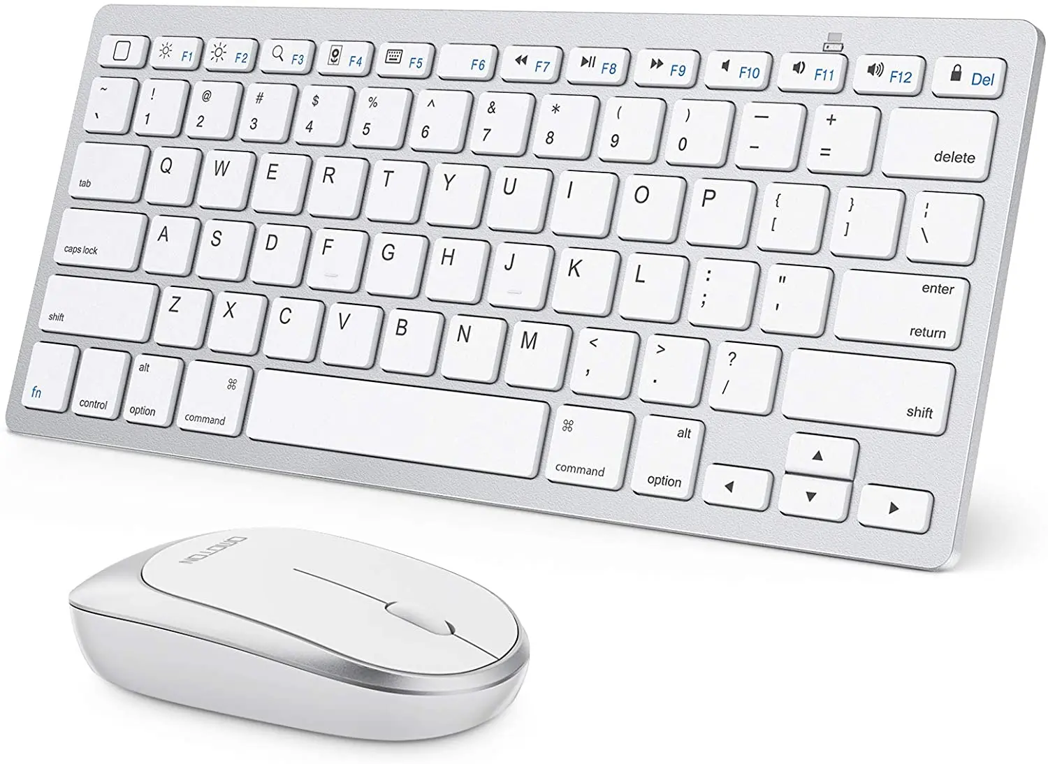 Set tastatura + mouse fara fir Omoton KB066 + BM002 (Silver)