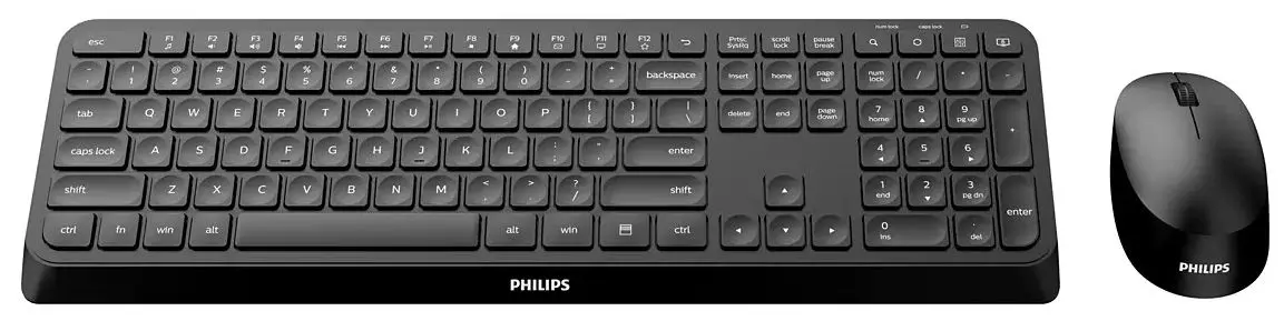Set tastatura + mouse fara fir Philips SPT6307B/00 (Black) - 3