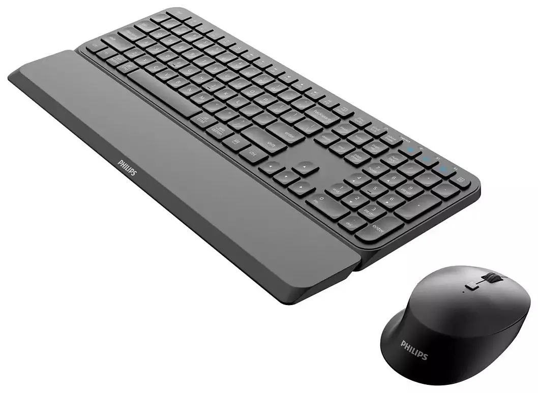 Set tastatura + mouse fara fir Philips SPT6607B/00 (Black) - 3