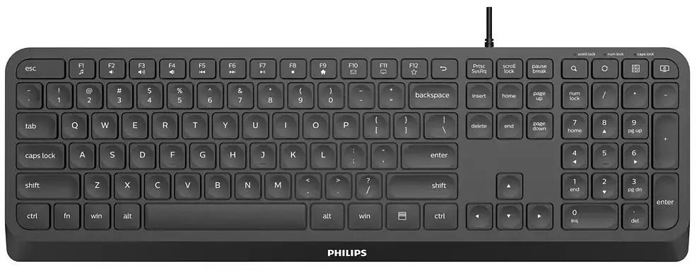 Set tastatura + mouse Philips SPT6207B/00 (Black) - 2