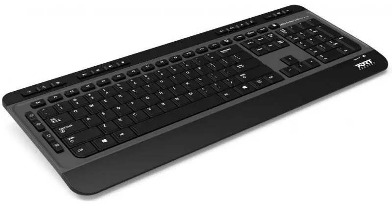 Set tastatura + mouse fara fir Port Designs 900901-US (Black)