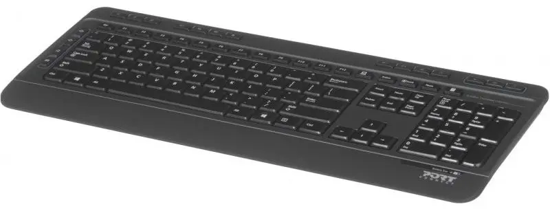 Set tastatura + mouse fara fir Port Designs 900901-US (Black)