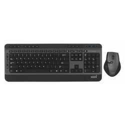 Set tastatura + mouse fara fir Port Designs 900901-US (Black)