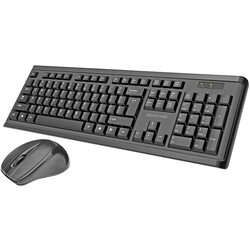 Set tastatura + mouse fara fir Promate proCombo-3 (Black)