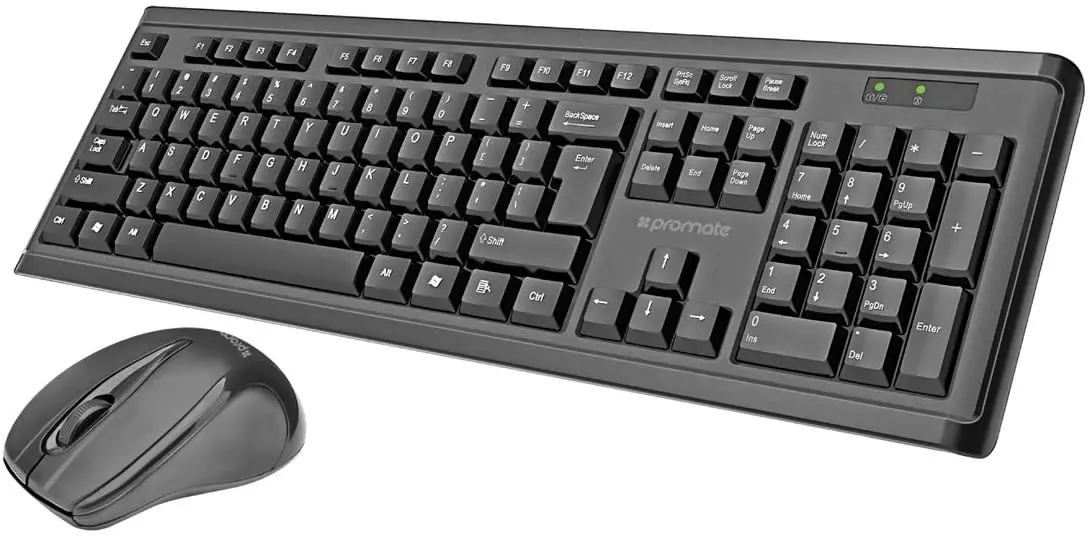 Беспроводной комплект клавиатура + мышь Promate proCombo-3 (Black)