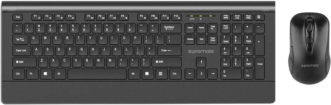 Беспроводной комплект клавиатура + мышь Promate ProCombo-4 (Black)