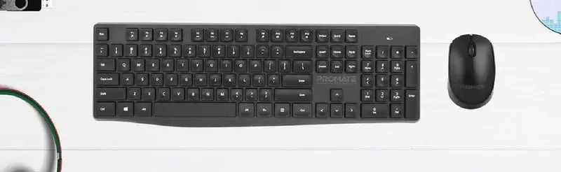 Set tastatura + mouse fara fir Promate PROCOMBO5BLKE (Black) - 2