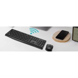 Set tastatura + mouse fara fir Promate PROCOMBO5BLKE (Black) Thumb