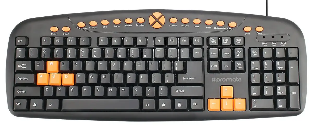 Tastatura Promate EasyKey-2 (Black)