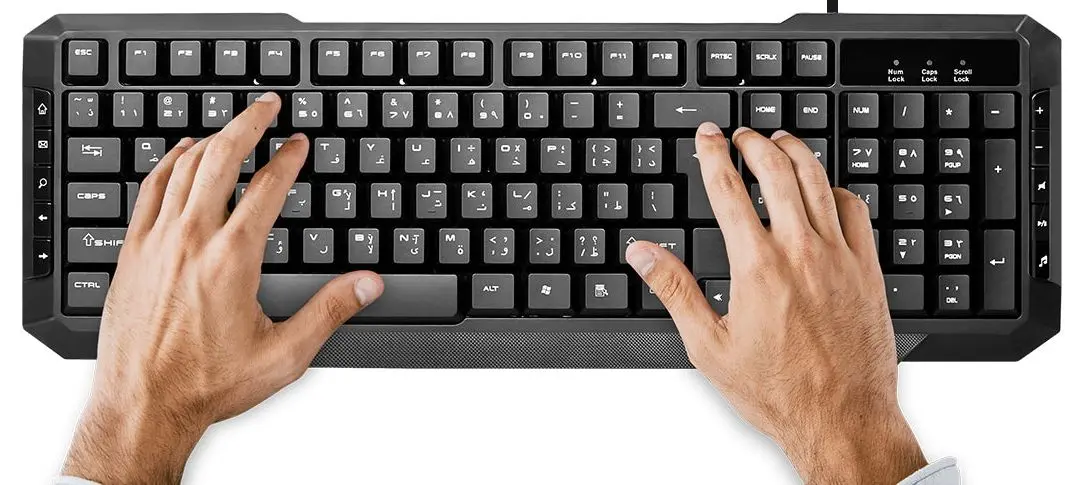 Комплект клавиатура + мышь Promate EasyKey-3 (Black) - 4