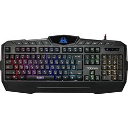 Set tastatura + mouse + covoras pentru mouse Qumo Wartime (Black) Thumb