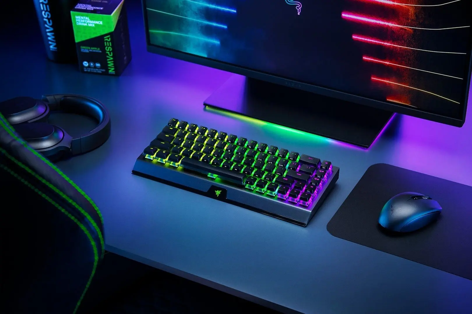 Игровая клавиатура Razer BlackWidow V3 Mini HyperSpeed Yellow Switch (Black) - 5