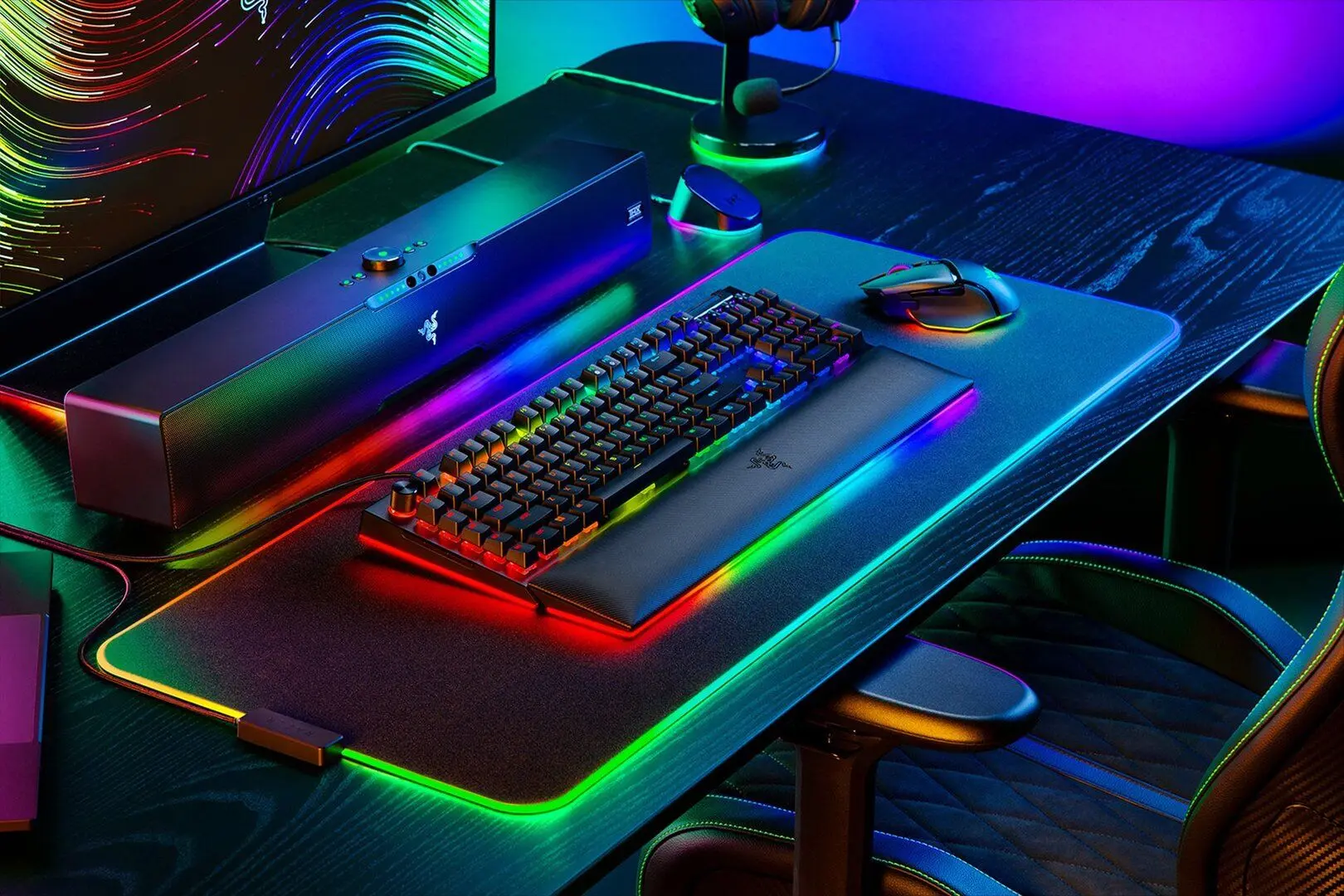 Клавиатура Razer BlackWidow V4 Pro Yellow Switch (Black) - 4