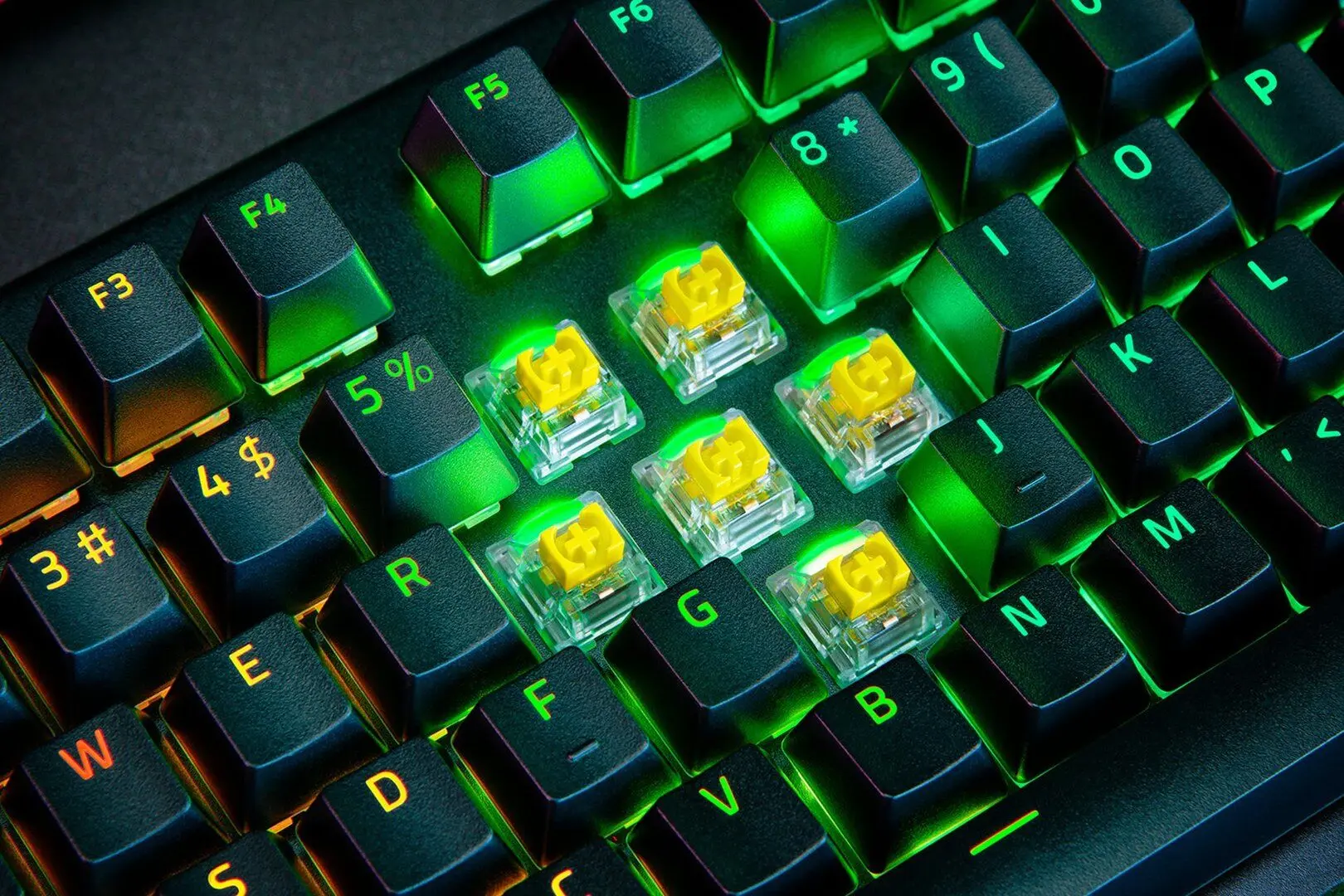 Клавиатура Razer BlackWidow V4 Pro Yellow Switch (Black) - 5