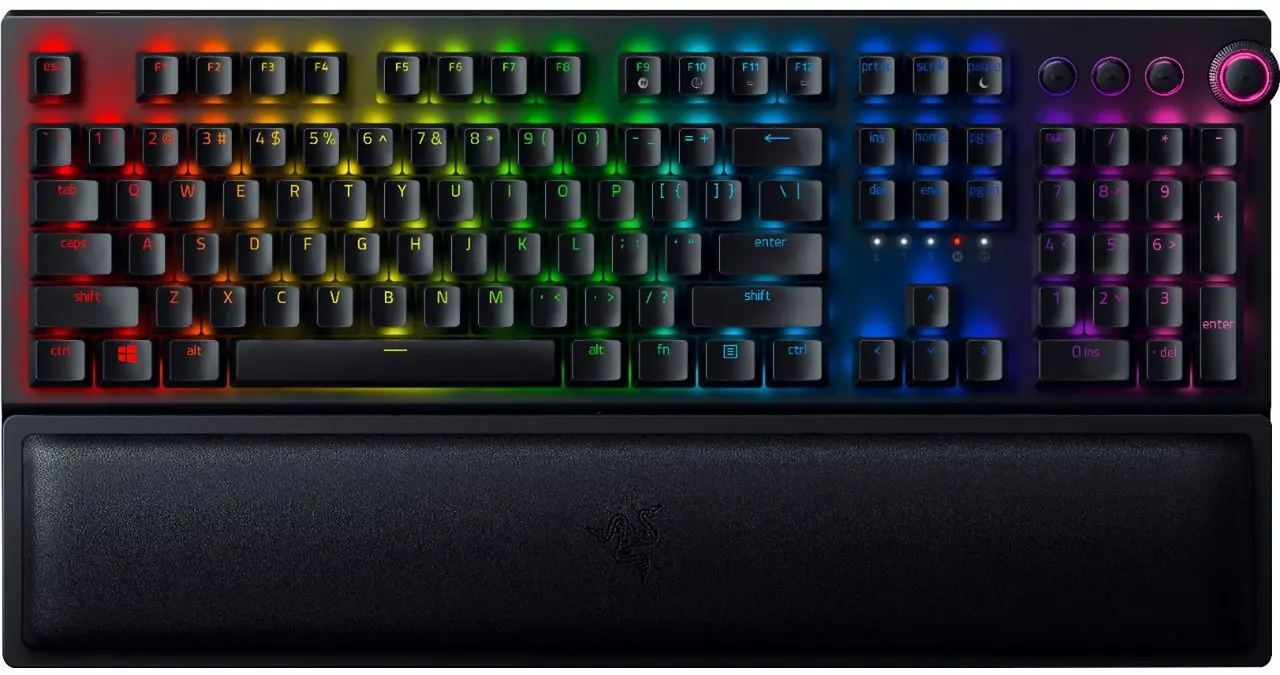 Клавиатура Razer BlackWidow V4 Pro Yellow Switch (Black)