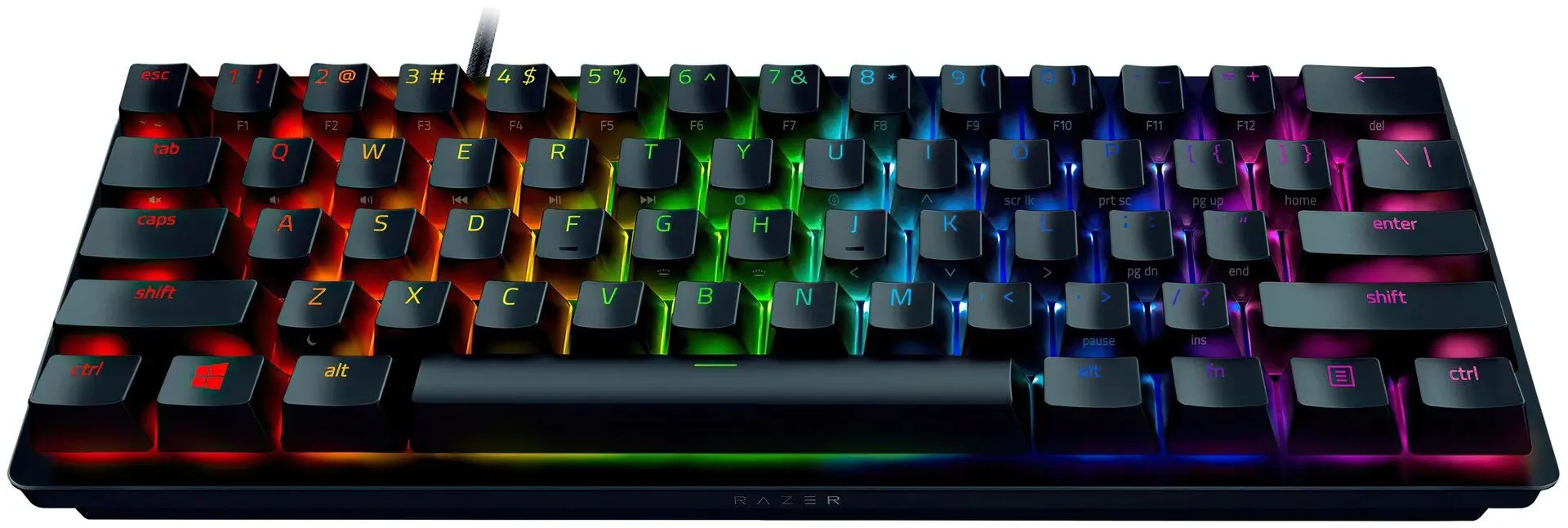 Tastatura Razer Huntsman Mini Clicky Purple Switch US Layout (Black)