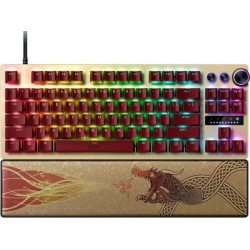 Клавиатура Razer Huntsman V3 Pro Tenkeyless Counter-Strike 2 Edition (Beige/Burgundy)
