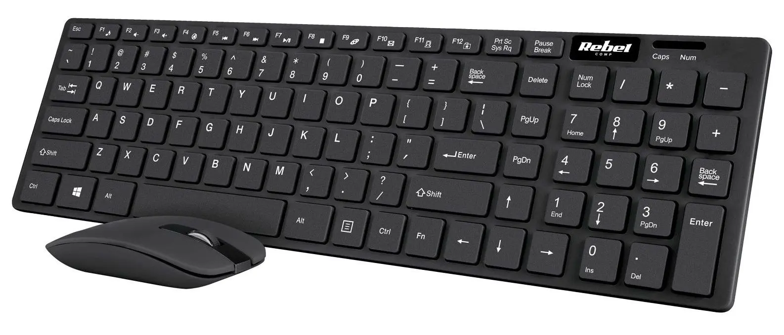 Беспроводной комплект клавиатура + мышь Rebel WDS300 (Black) - 2