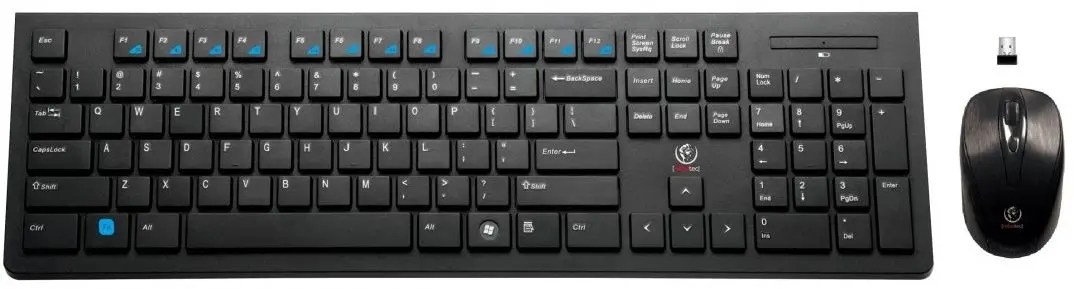Set tastatura + mouse fara fir Rebeltec Maximus (Black)