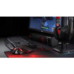 Gaming set 4in1 testatura + casti + mouse + mousepad Redragon RED-S101-BA-2 (Black) Thumb
