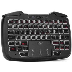 Tastatura fara fir Rii RK707 (Black)