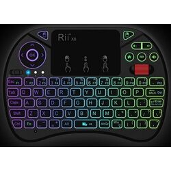 Tastatura fara fir Rii RTMWKX8 (Black) Thumb