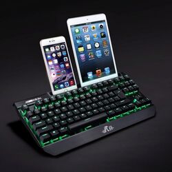 Клавиатура Rii K63C (Black) Thumb