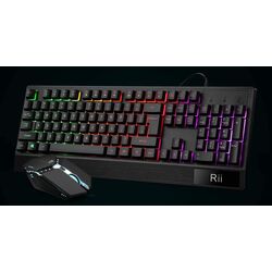 Set tastatura + mouse Rii RK400 (Black) Thumb