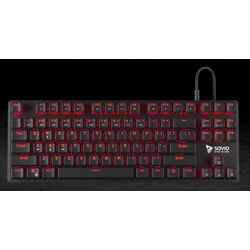 Клавиатура Savio Savgk-Tempest RX (Red/Black) Thumb
