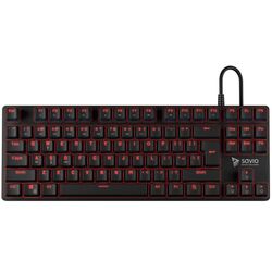 Tastatura Savio Savgk-Tempest RX (Red/Black)