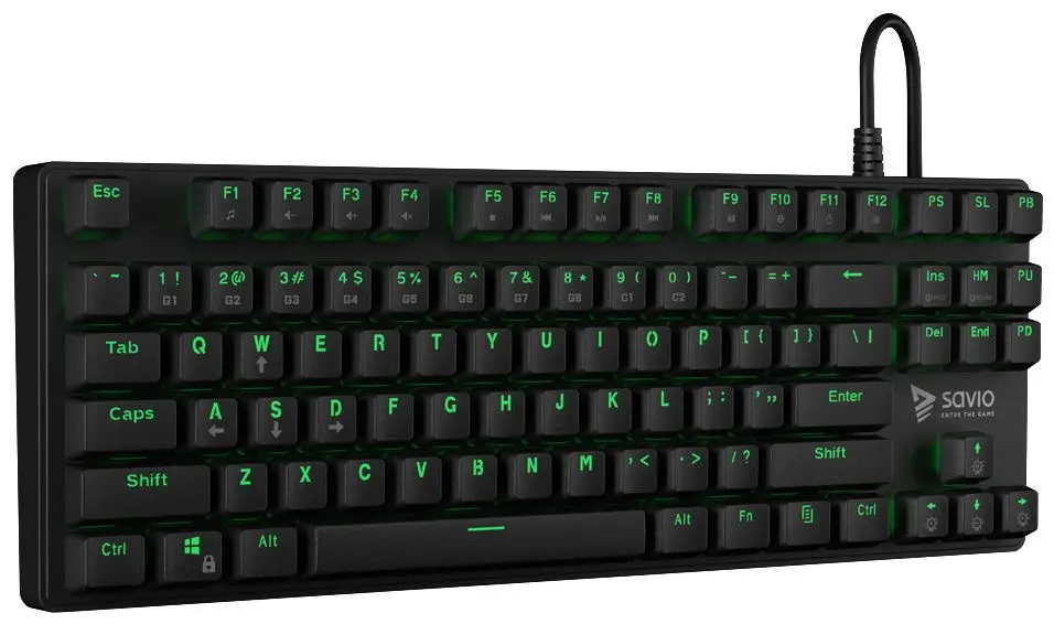 Клавиатура Savio Tempest RX Brown (Black) - 2