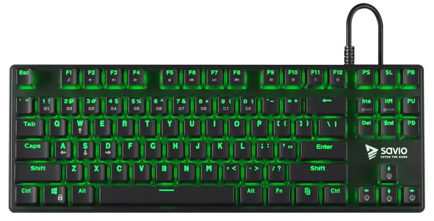 Клавиатура Savio Tempest RX Brown (Black)
