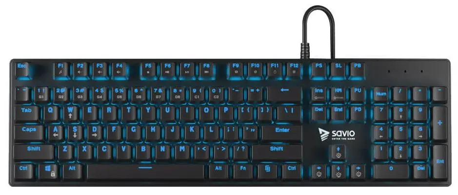 Клавиатура Savio Tempest RX Full Blue (Black)