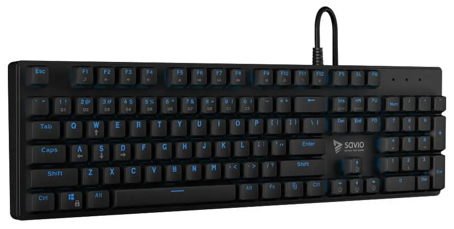 Клавиатура Savio Tempest RX Full Blue (Black) - 2