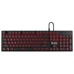 Tastatura Savio Tempest RX Full Red (Black)
