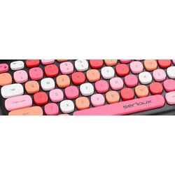 Set tastatura + mouse fara fir Serioux Colourful 9920BD (Red/Black) Thumb