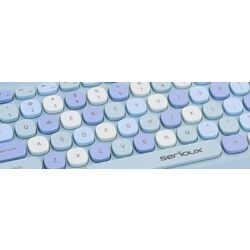 Set tastatura + mouse fara fir Serioux Colourful 9920BL (Blue) Thumb