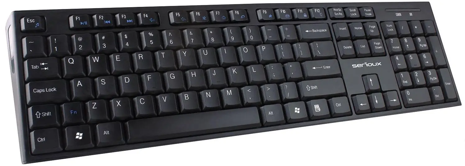 Set tastatura + mouse fara fir Serioux NK9800WR (Black) - 2