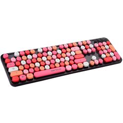 Set tastatura + mouse fara fir Serioux Retro 9900RD (Red/Black) Thumb